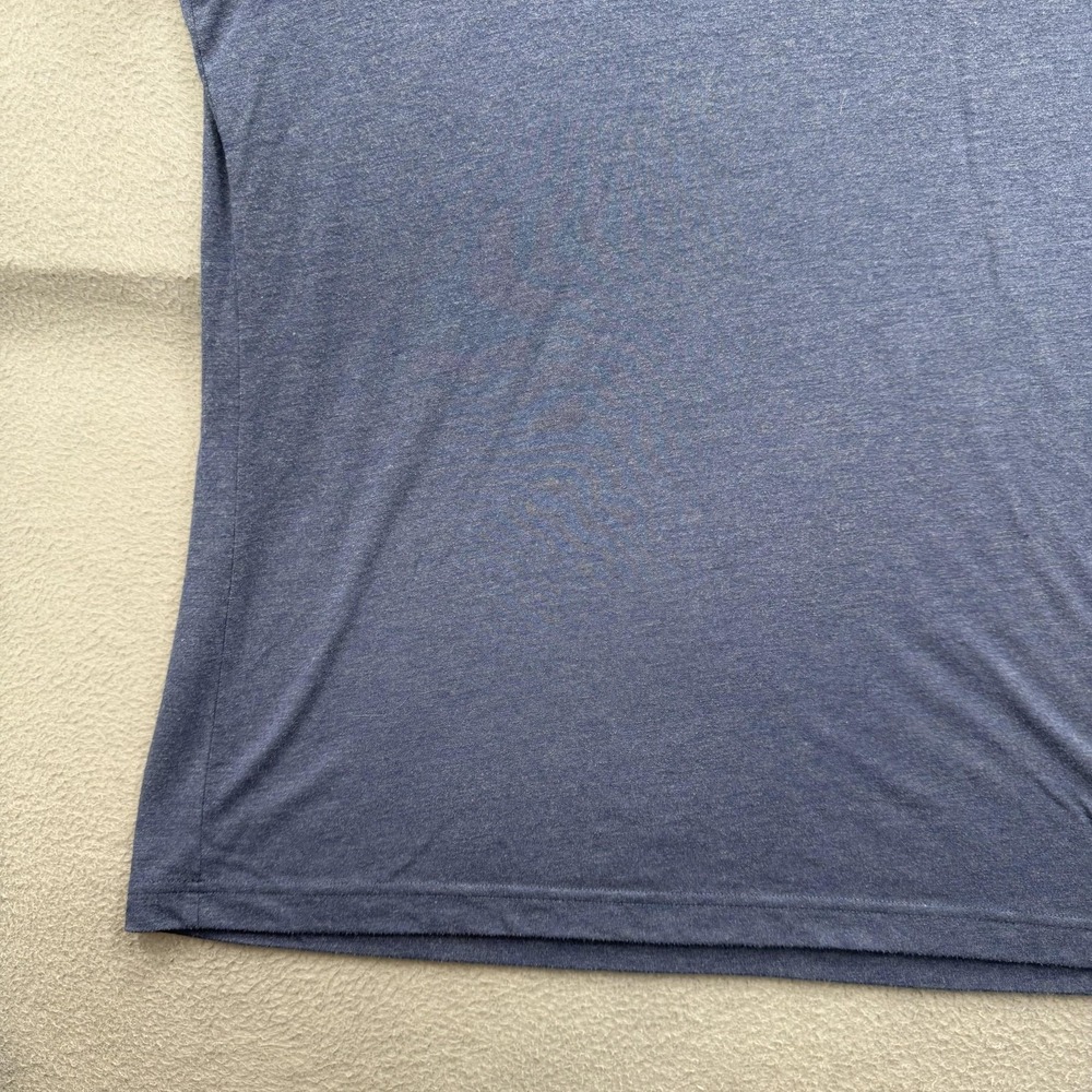 Mizzen+Main Shirt Mens 2XL Blue Modal Polyester Soft Crewneck Tagless Tee - Picture 6 of 8